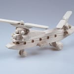 wood helicopter toy