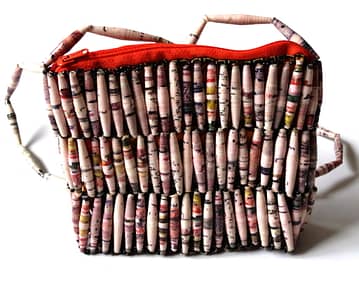 Handmade Beaded Essential Pink Bead Handbags