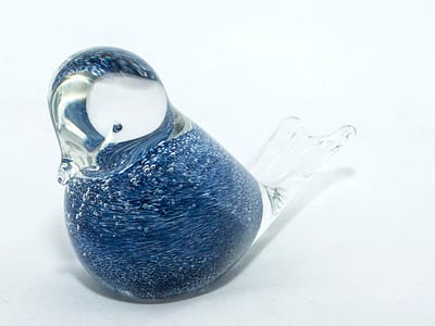 Blue Glass Bird