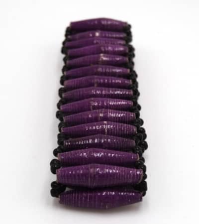 Bead Bracelet Purple Light