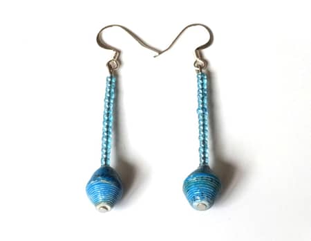 Handmade Dreamy Blue Earring